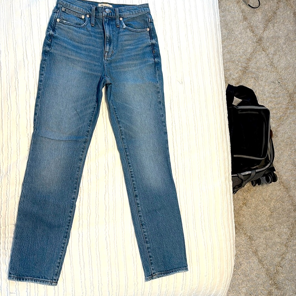 EUC Madewell Slim Boy Jeans - size 2 (24) - Picture 4 of 14